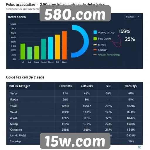Desempenho técnico do 580.com em comparação com concorrentes